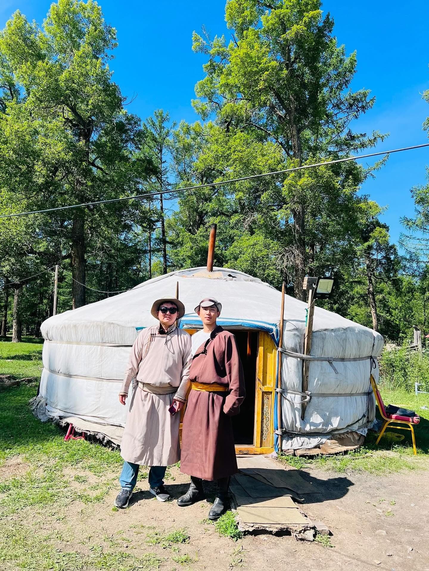 The ger door always faces south